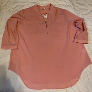 Jaclyn Smith pink blouse
